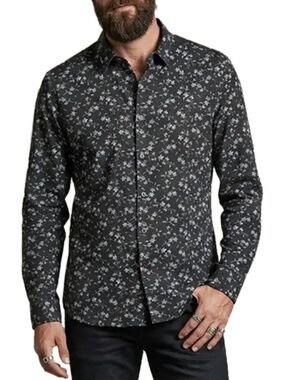 John Varvatos U.S.A. Floral Cotton Shirt